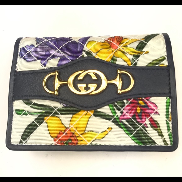 COPY - Gucci #536353 Trapuntata Floral Quilted Wallet - Picture 1 of 9